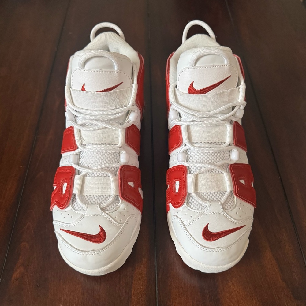 Nike Air More Uptempo Men’s 10 Varsity Red - Picture 2 of 11
